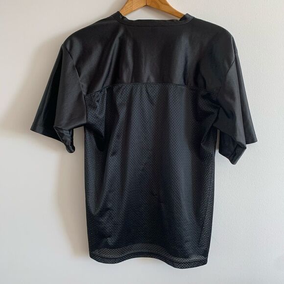 American Apparel 🏈 Basic Mesh Football Black Jersey - Picture 8 of 14